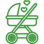 Baby-friendly fishing lodge with all baby equipment on-site. Fishing holiday with babies in Hungary.