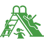 Child-friendly fishing holiday in Hungary. Fishing lodge with private playground, sandbox ...